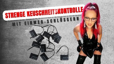 5x Keuschheitsgürtel Einweg-Schlösser